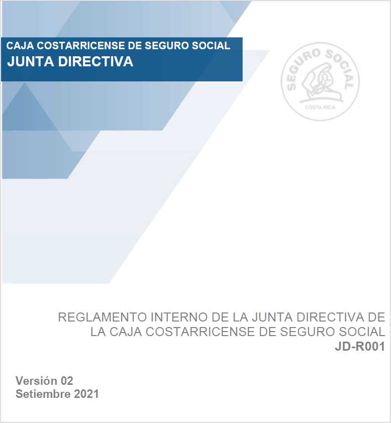 Reglamento Junta Directiva